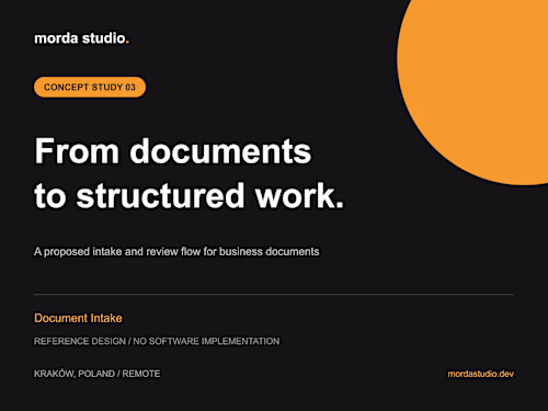 Document Intake — Automation Concept