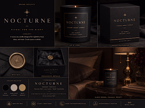 NOCTURNE — Luxury Night Candle