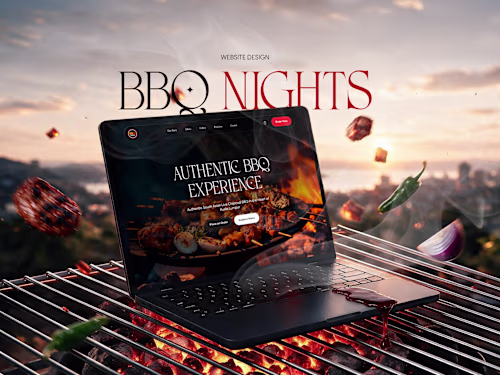 Mobile responsive website design | BBQ Nights