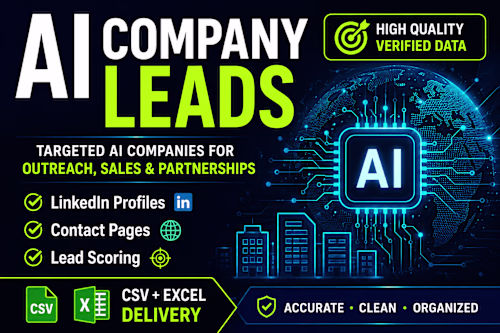 SaaS Lead Generation Sample
AI Companies