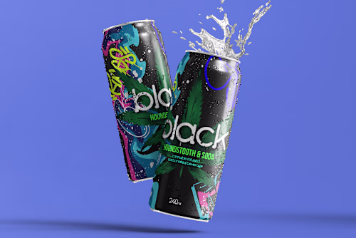 Cannabis-Infused Beverage Packaging Design 