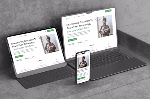 TRAIN Responsive Landing Page 
