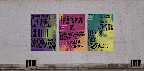 'Can you afford to be an individual?' AR poster series