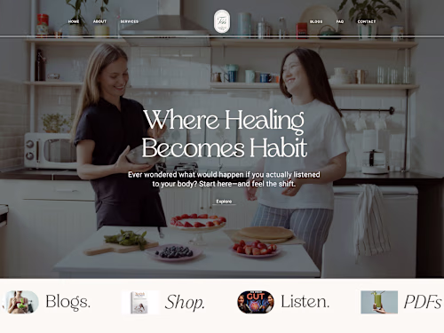 Nutrition Coach Website