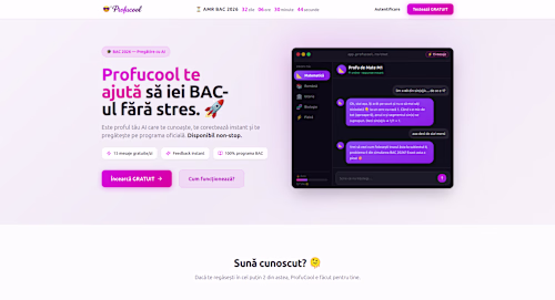 Built ProfuCool, an AI-powered educational