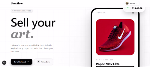 Full-featured multi-tenant SaaS e-commerce platform.