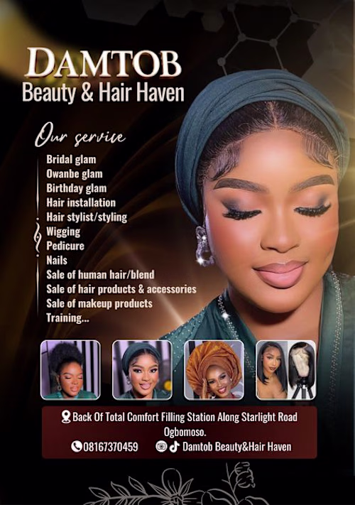 Damtob Beauty & hair haven-Social Media and banner Pack