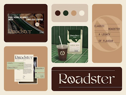 Roadster Coffee Branding & Packaging System