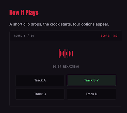 An interactive web app where