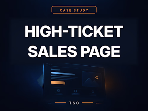 High-Ticket Sales Page for Audit-Based Offers