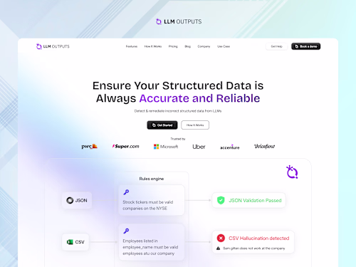 LLM Outputs – Enterprise-Grade AI Website (Figma → Webflow)