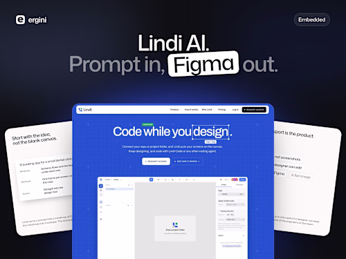 Lindi AI - From a prompt to Figma-ready mockups
