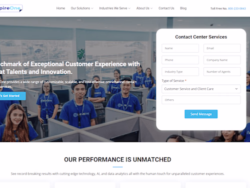 EmpireOne Contact Center Website