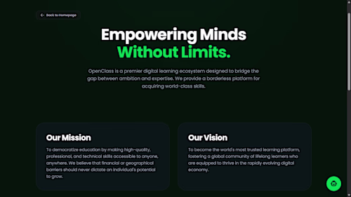 Built a modern AI-powered e-learning
