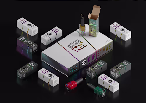 Christmas nail polish set - HOLO TACO on Behance
