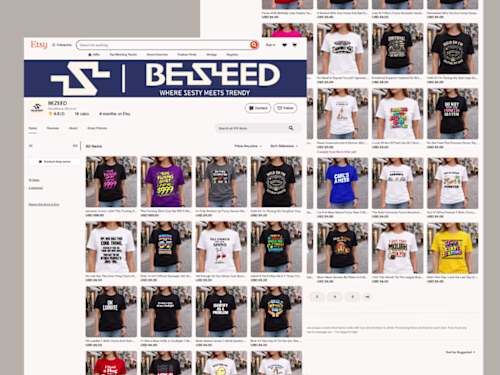 BEZEED – Etsy Print-on-Demand Store