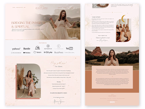 Kajabi Full Website Design | Spiritual Development