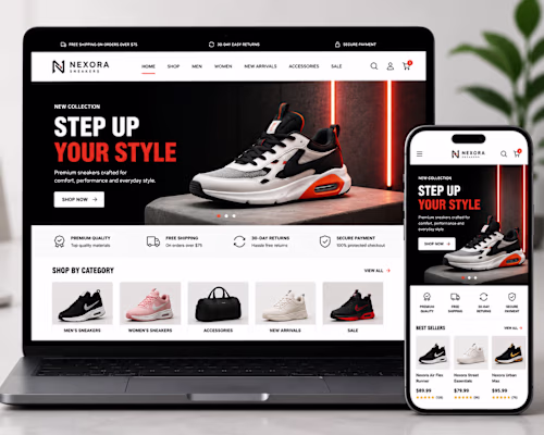 This website design project involved