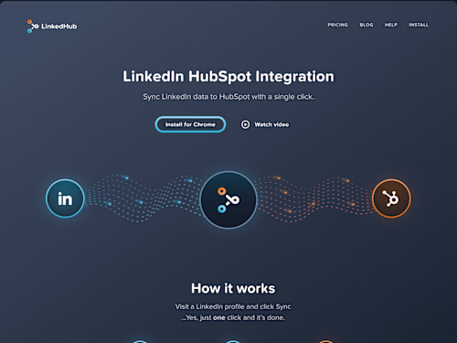 LinkedHub Website