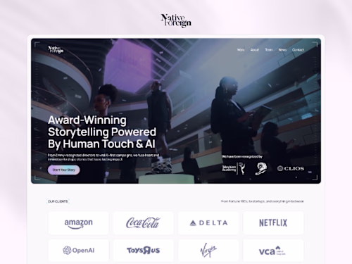 Native Foreign Framer Website Management