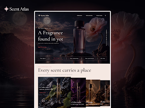 Scent Atlas: Fragrance Discovery App | UI/UX Design