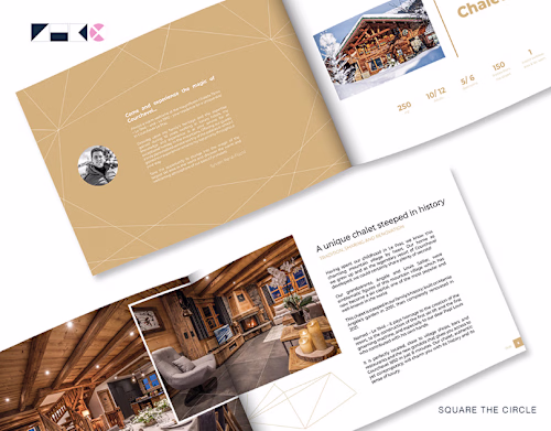 Chalets Tamo - Graphic Design 