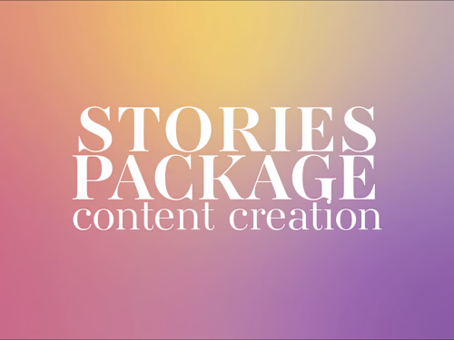 Content Creation | Instagram Stories