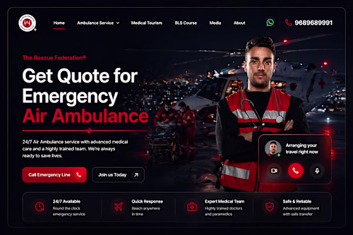 Medical Ambulance Website