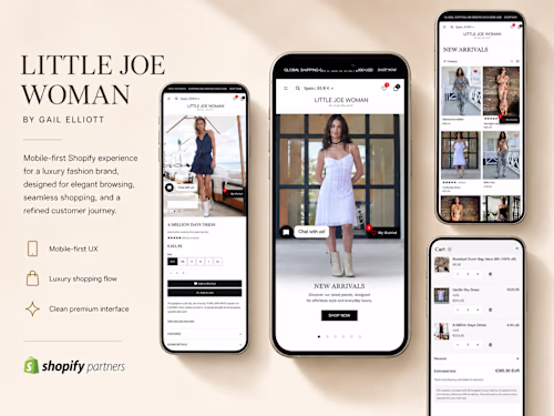 Mobile-First Shopify Rebuild for Luxury Fashion Brand