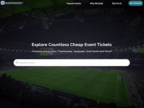 SeatSeekr - Discover Cheap Tickets