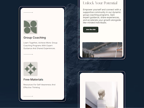 Business Coaching Website 