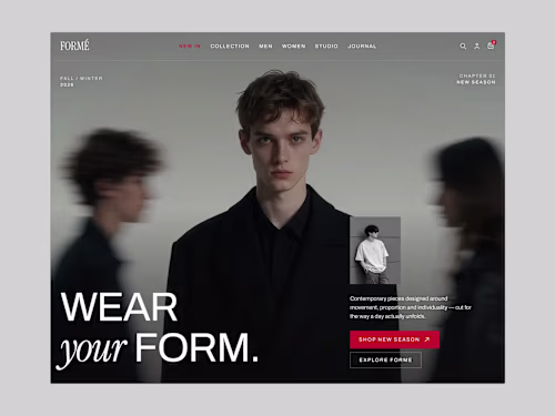 Fashion Ecommerce Website UI/UX Design