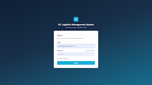 Custom Logistics Management System covering