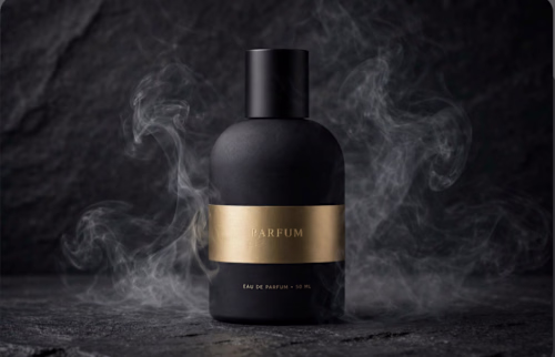 PARFUM - Luxury Fragrance Product Visual - Dark Studio