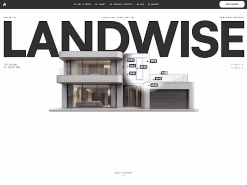 A modern website for Landwise,