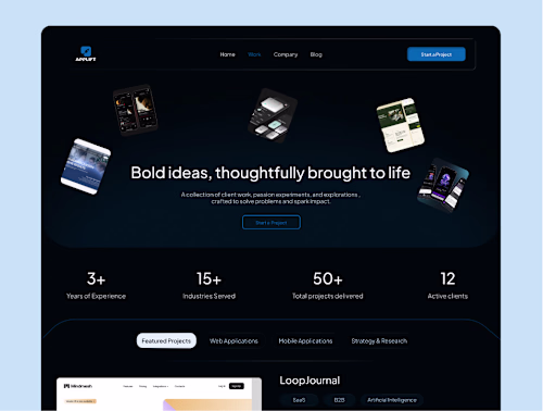 Web Design for Applift a