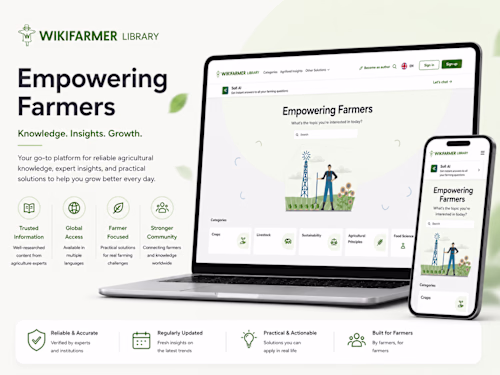 Wikifarmer needed a scalable, trust-driven