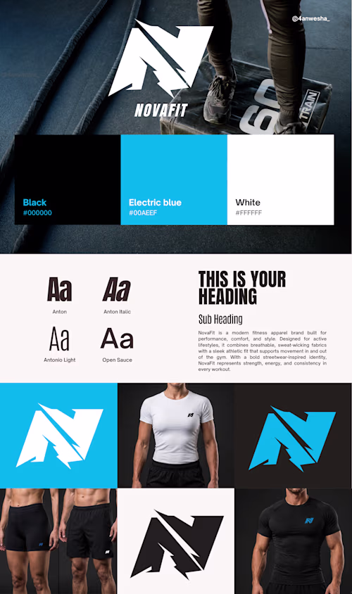 NovaFit – Fitness Apparel Brand