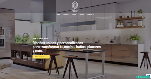 Selecto Muebles Website, WordPress website