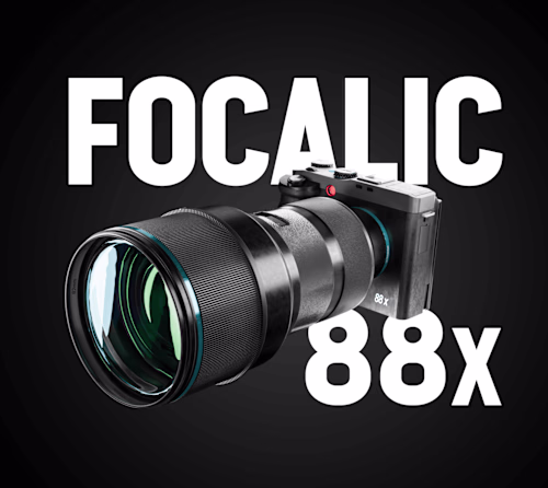 Futuristic Digital Camera Visualization