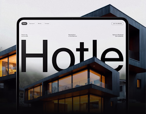 HOTLE - MODULAR LIVING WEBSITE
