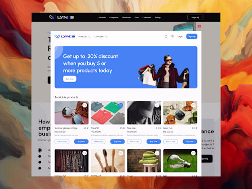 Lyncs Web Widget :: Behance
