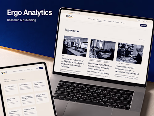 Ergo Analytics — Multilingual Research and Publishing Website