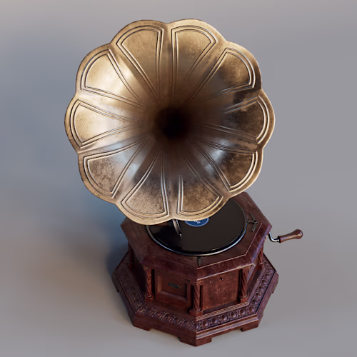 Game-Ready Asset - "Gramophone"