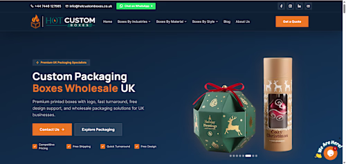 Hot Custom Boxes Packaging Website