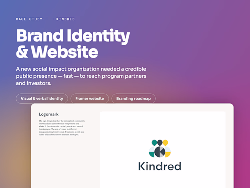Kindred: Brand Identity & Website