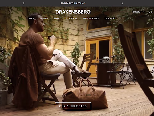 DRAKENSBERG Premium E-commerce Website Design & Development