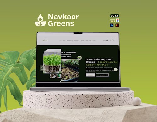 Navkaar Greens - Website UI Design