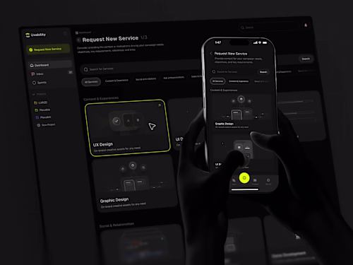 Uxability: SaaS Dashboard & Mobile App for Design Subscriptions