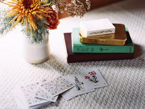Montana Wildflora Playing Card Deck Design